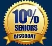 Seniors discount Seniors discount